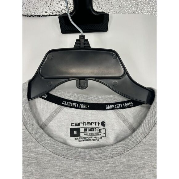 Carhartt Force Graphic Spell Out‎ Logo Short Sleeve Tee 105202 HGY Mens Medium - Picture 3 of 7
